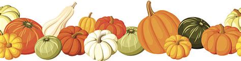 Pumpkins In A Row Illustrations, Royalty-Free Vector Graphics & Clip Art - iStock