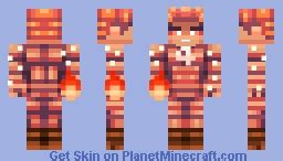 Human Torch Minecraft Skin