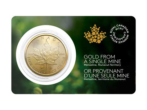 1 oz Gold Maple Leaf Single Sourced Mine - Border Gold