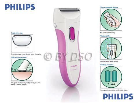 Philips Battery Operated Lady Shaver Wet & Dry HP6341/00 | eBay