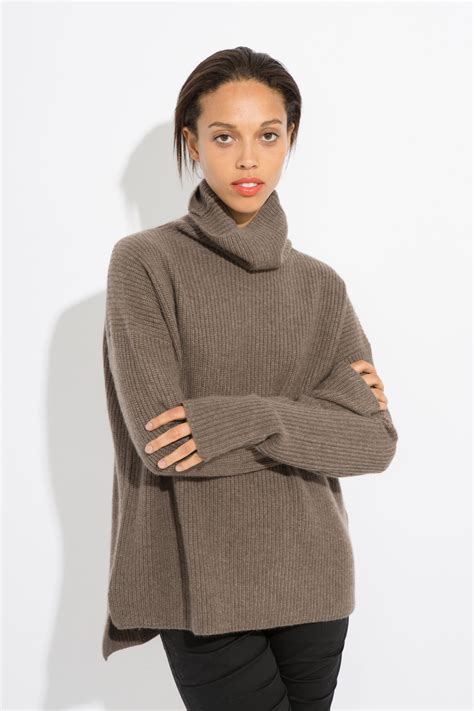 Cozy Cashmere Funnel Neck Sweater | Garmentory