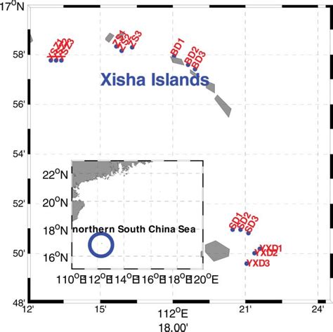 Monitoring stations in Xisha Islands. | Download Scientific Diagram