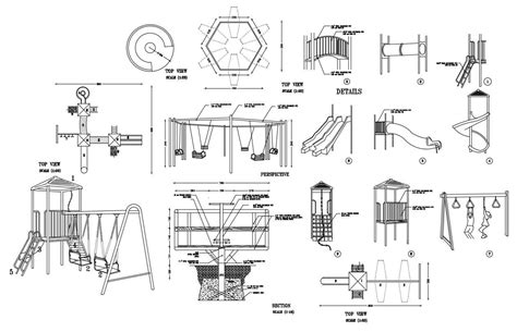 Outdoor Playground Equipment - Cadbull