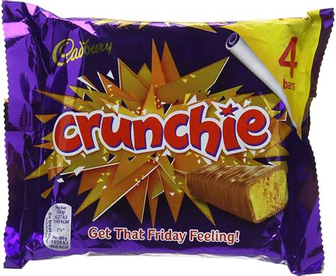 Cadbury Crunchie Chocolate Bar, 4 X 32g, £0.97 at Amazon | LatestDeals.co.uk