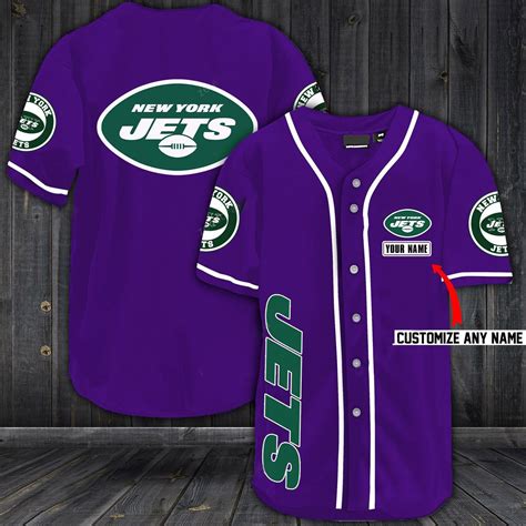 Custom Name NFL New York Jets Baseball Jersey For Fans – Meteew