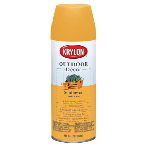 Krylon Outdoor Dcor Spray Paint, Sunflower - Walmart.com