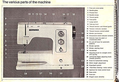 BERNINA Record 830 Vintage Sewing Machine Instruction / Operating ...