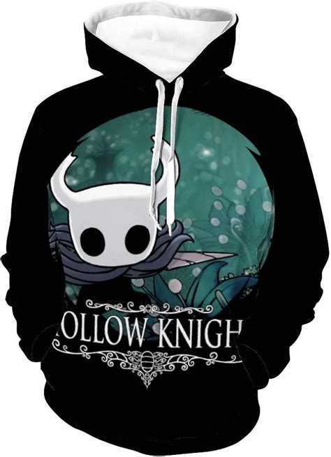 Hollow Knight Unisex Men's and Women's Cartoon Hooded Tops Casual Pullover Hooded Sweatshirt ...