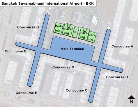 Suvarnabhumi Airport Terminal Map | Map Of Campus