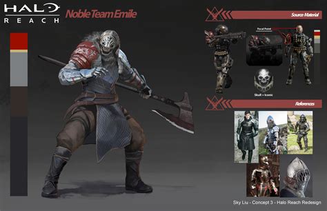 ArtStation - Medieval Emile (Halo Reach Redesign)