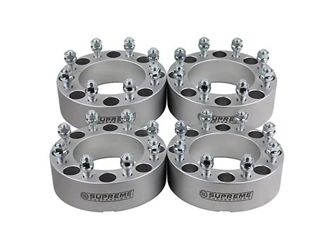 Supreme Suspensions RAM 2500 2-Inch Pro Billet Wheel Spacers; Silver; Set of Four DGRM10WS2020S ...