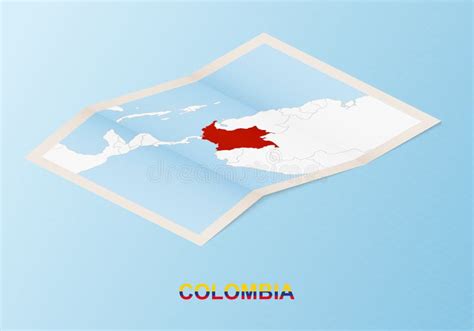 Map of Colombia with Neighbor Countries Pinned on World Map Stock Vector - Illustration of ...