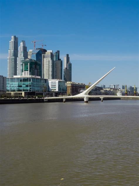 Puerto Madero in Buenos Aires, Woman Bridge of Calatrava, Argentina ...