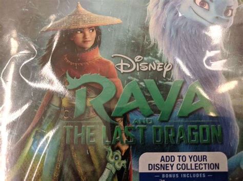 Disney Raya and the Last Dragon Blu-Ray DVD Movie - Rated PG - Dutch Goat