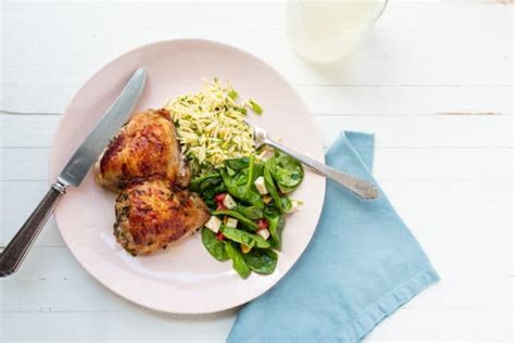 Greek Roasted Chicken Thighs Recipe — The Mom 100