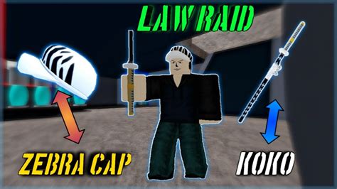 How to obtain Zebra Cap & Koko Sword in Blox Fruits Law Raid - YouTube