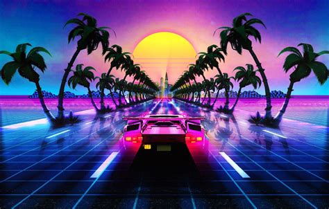 Retro Neon Car Wallpapers - Wallpaper Cave