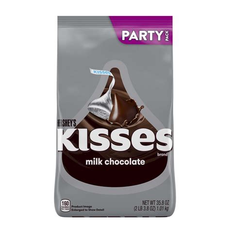 Hershey's Kisses, Milk Chocolate Candy, 35.8 Oz. - Walmart.com - Walmart.com