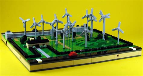 Micropolis Wind Turbines | Micro lego, Lego factory, Lego design