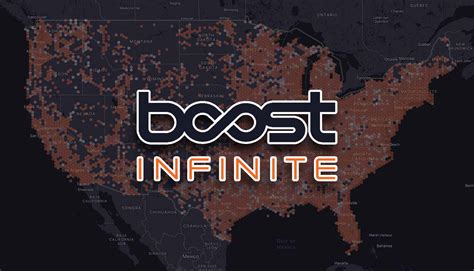 Boost Infinite 4G LTE and 5G Coverage Map | CoverageMap.com