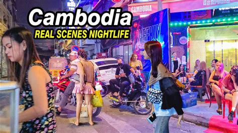 CAMBODIA NIGHTLIFE | STREET 136 HOSTESS BARS, PHNOM PENH CAMBODIA 2022 - YouTube