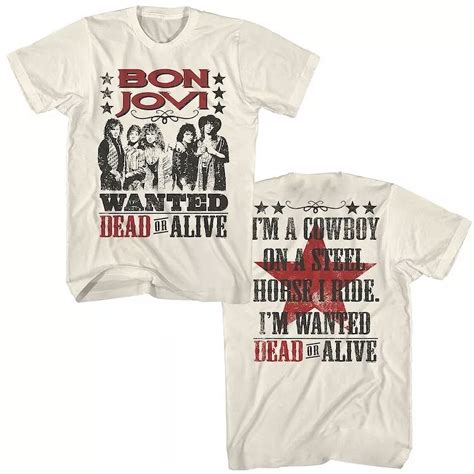 Bon Jovi Wanted Dead or Alive Album Music T-Shirt GIft For Fans Music Hot Trending Shirt Vintage ...