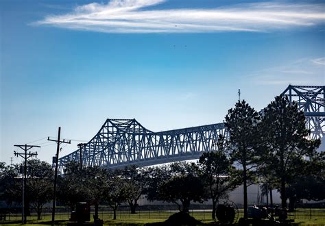 Mississippi River Bridge In Baton Rouge on I-10 | Mississippi river, Baton rouge, River