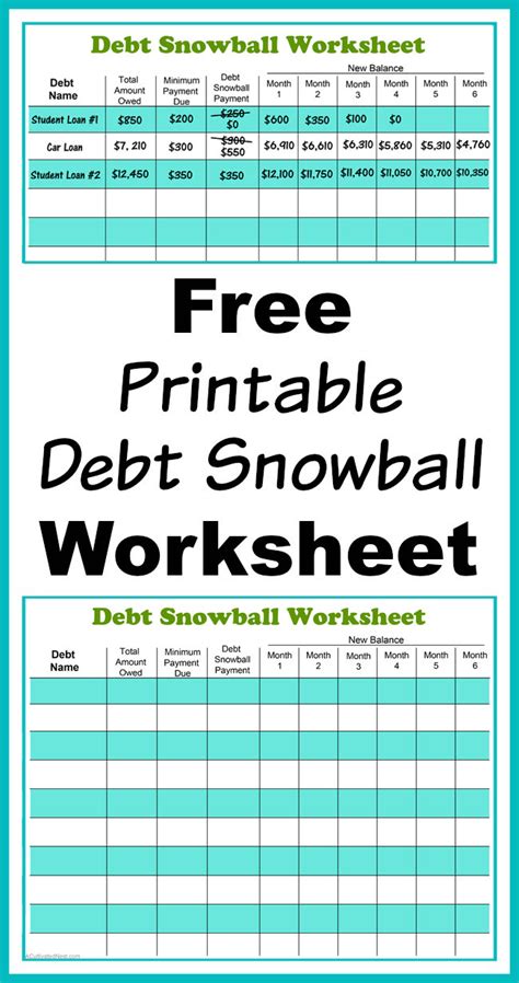 Dave Ramsey Debt Snowball Worksheets — db-excel.com