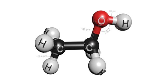 C2h5oh molecule ethanol 3D - TurboSquid 1424061