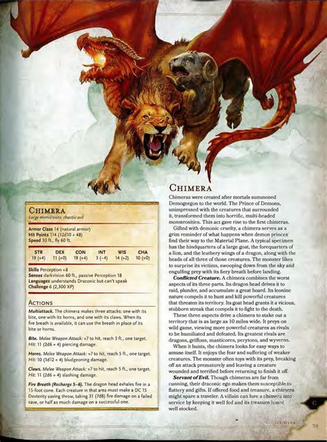 D&D 5e Monster Manual | Dnd monster, 5e monsters, D&d dungeons and dragons