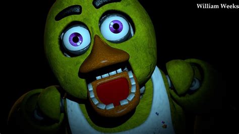 (SFM RECREATION) FNaF 1 Chica Jumpscare. : fivenightsatfreddys