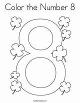 Number 8 Coloring Pages sketch template