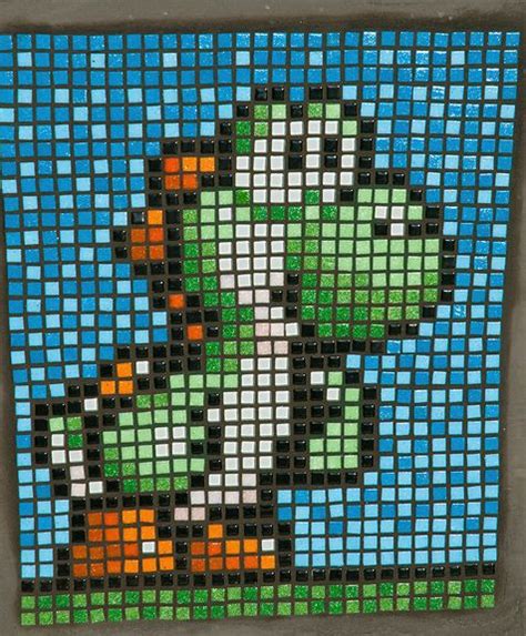 Yoshi Mosaic | Geeky craft, Geek crafts, Mosaic