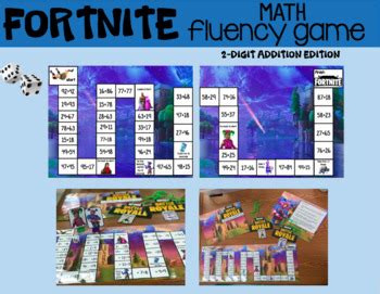 Fortnite Math Fluency Game (2-Digit Addition with Regrouping) | TpT