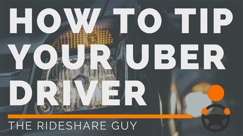 How To Tip Your Uber Driver - YouTube