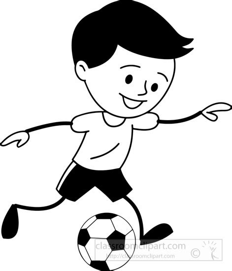 Sports Black and White Outline Clipart - black-white-boy-runnig-with ...