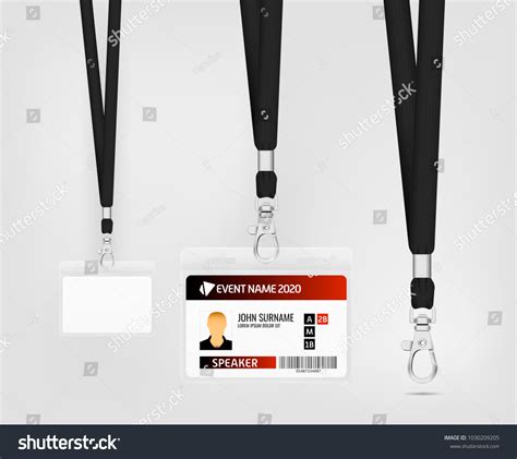 Lanyard Design Cord Cord Texture Effect Stock Vector (Royalty Free ...