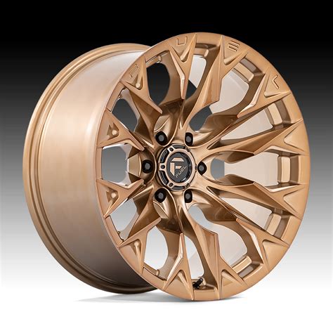 Fuel Flame 6 D805 Platinum Bronze Custom Truck Wheels - D805 / Flame 6 ...