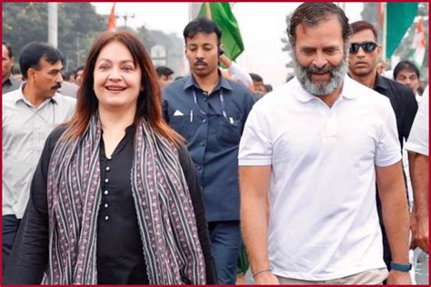 Actress Pooja Bhatt joins Rahul Gandhi for a 'brief' walk in Bharat ...