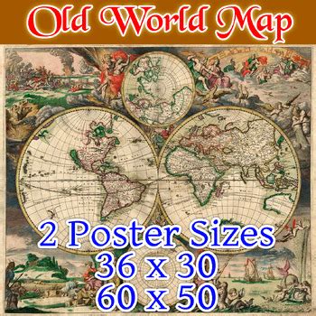 Wall Size World Map Poster