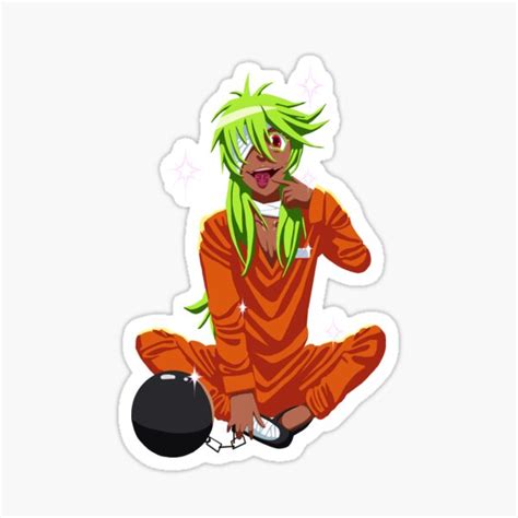 "Nanbaka | Nico Fanart" Sticker for Sale by OuchDesign | Redbubble