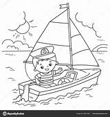 Sail Boat Coloring Pages sketch template