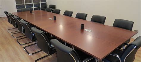 Dark Cherry Folding Conference Table | Fusion Executive Furniture