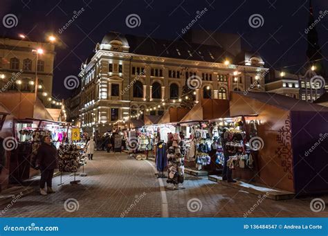 Riga Christmas market 2018 editorial photography. Image of latvia ...