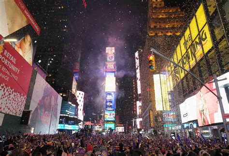 Celebrating New Year's Eve in Times Square