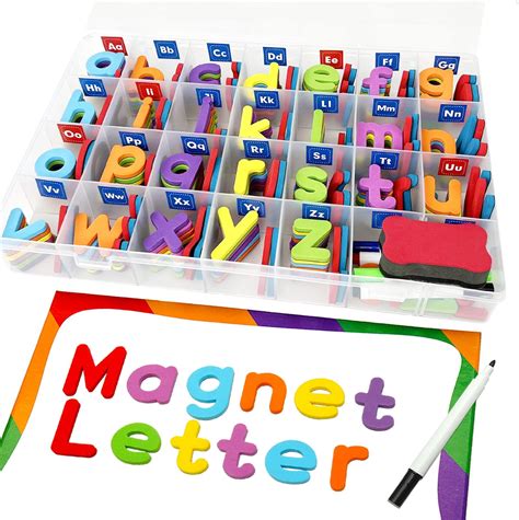 Amazon.com: Magnetic Letters and Numbers for Toddlers, 274 Pieces ...