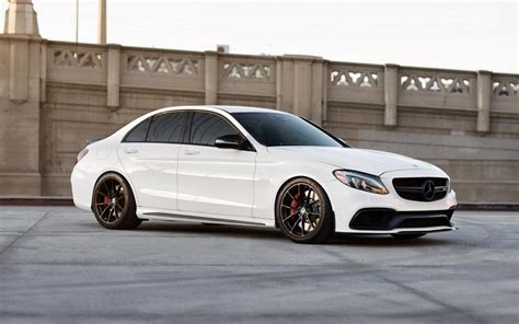 Mercedes-Benz W205 C-Class (AMG Package) V1 Style Carbon Fiber Front ...