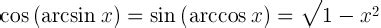 arcsin(x) | inverse sine function