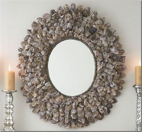 DIY Oyster Mirror | DIY | Pinterest Oyster Shell Crafts, Oyster Shells ...