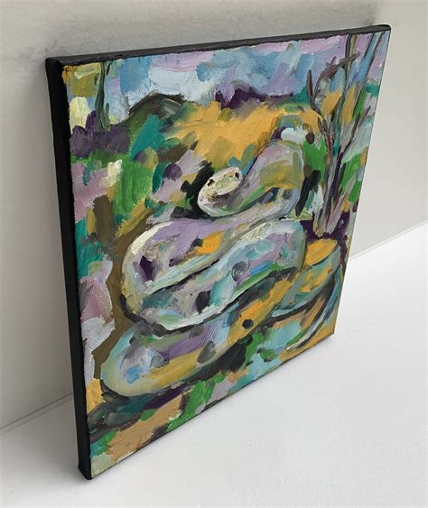 Snake Art Snake Abstract Painting Snake Oil Painting Snake Wall ...